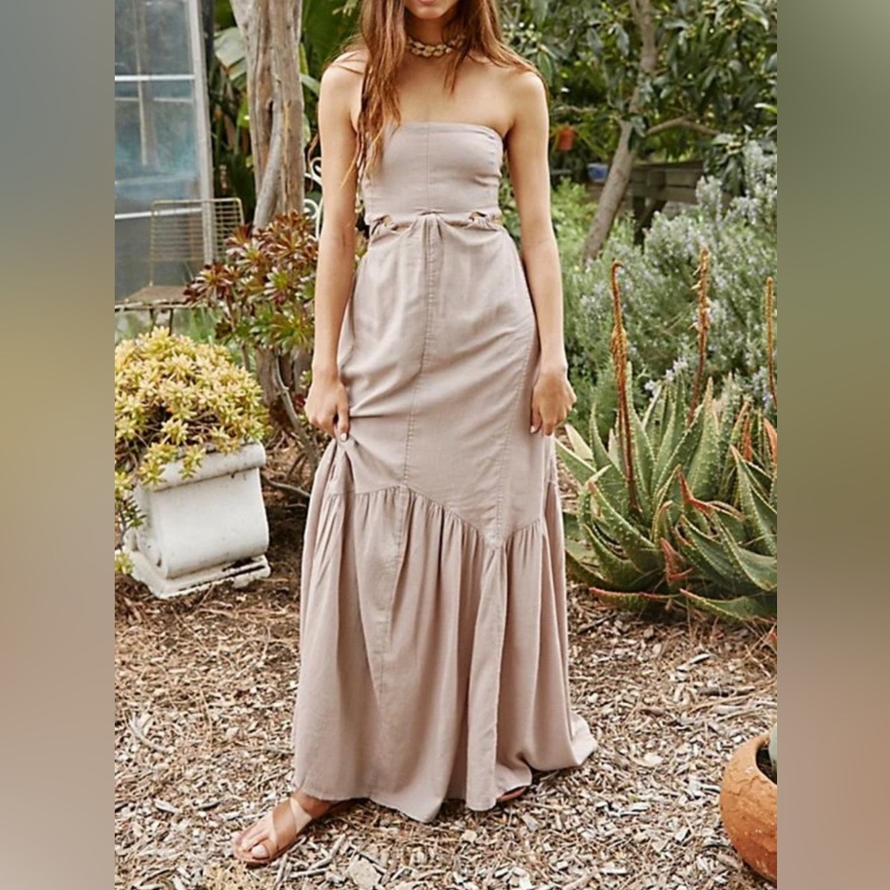NWOT free people beaming maxi dress